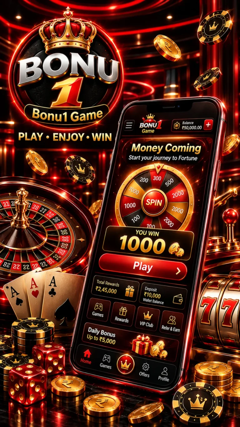 Bonus1 Game app features and gameplay screen